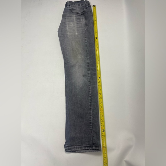 Levi 514 Straight Leg Medium Gray/Black Wash Jeans. size W30 L 32 - Picture 5 of 15